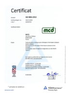 Certificate MCD